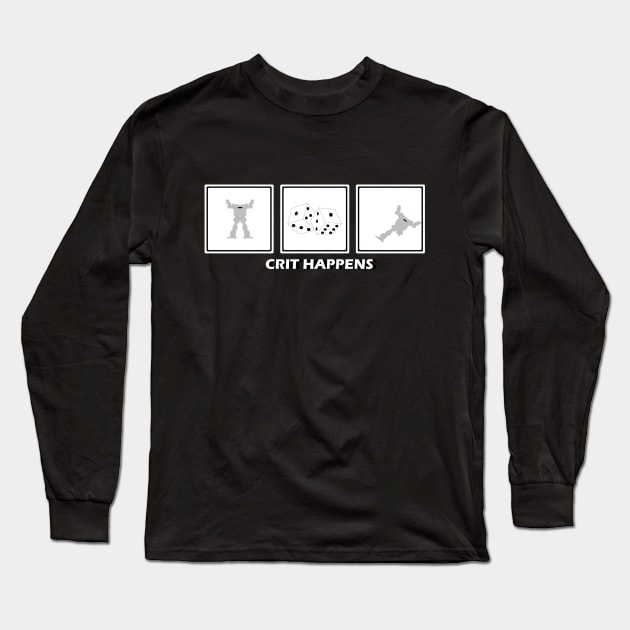 Crit Happens - Firemoth Eddition Long Sleeve T-Shirt by EmmyV